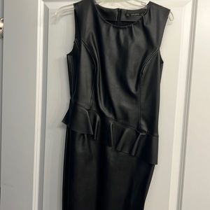 Zara Faux Leather Dress